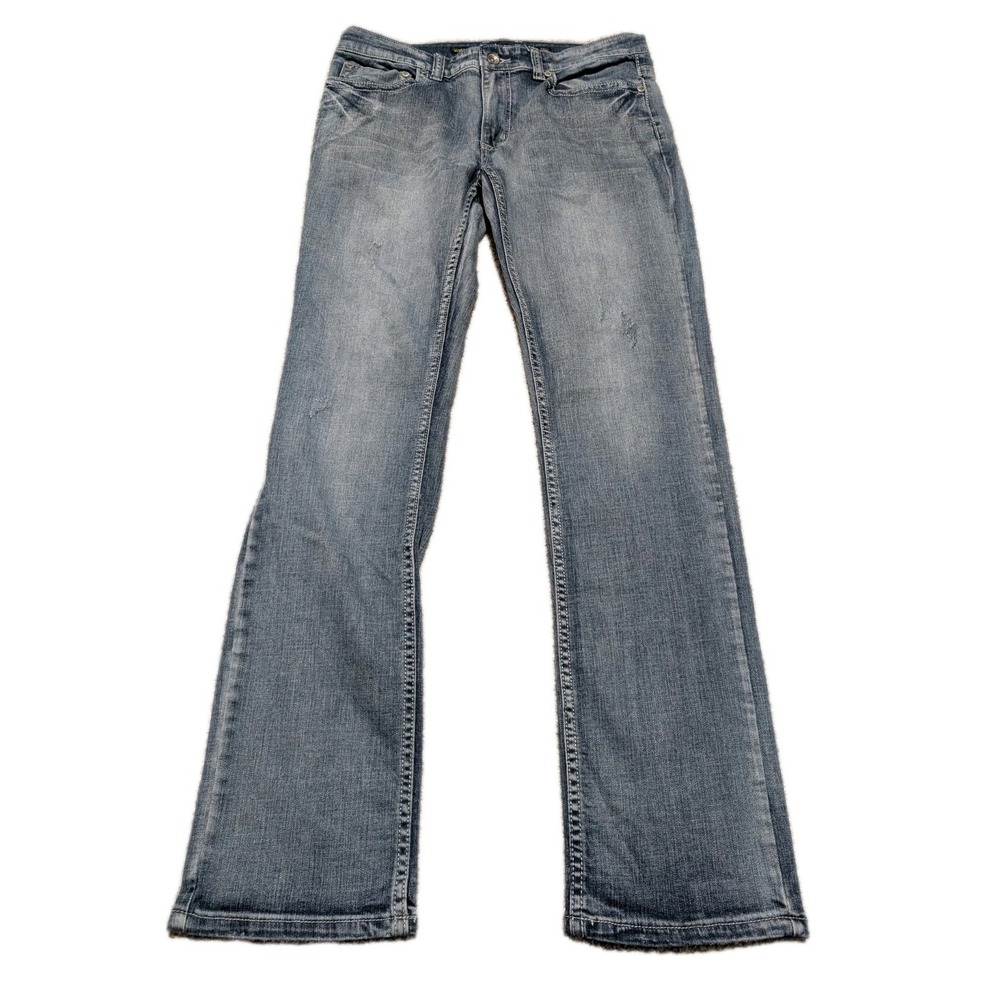 Helix Jeans Mens 34x3r Distressed Denim Pants‎ Y2K Goth Mall Thick Stitch
